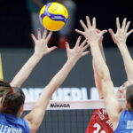 11.10.2022. Gliwice. Meczu ćwierćfinały Mistrzostw Świata siatkarek Polska - Serbia. / Tomasz Wiktor - PAP