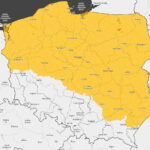 Noc z 30 na 31 października. Zaznaczony teren objęty intensywnymi mgłami. / Fot. IMGW