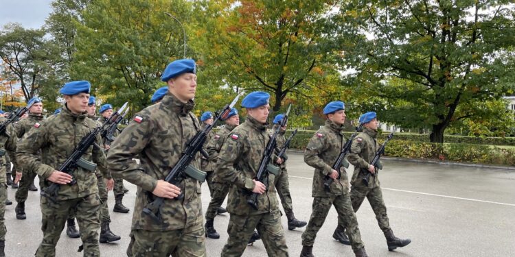 02.10.2022. Kielce. Bukówka. CPdMZ. Przysięga elewów / Fot. Michał Kita - Radio Kielce