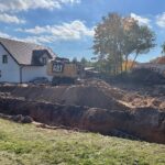 07.10.2022. Mniów. Prace rewitalizacyjne / Fot. Wiktor Taszłow - Radio Kielce