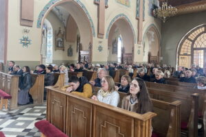 23.10.2022. Sulisławice. Pielgrzymka Małżeństw i Rodzin. / Fot. Grażyna Szlęzak - Radio Kielce