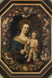 Jan Breughel - „Madonna z Dzieciątkiem Jezus w girlandzie kwiatów” / Fot. Muzeum Diecezjalne w Kielcach