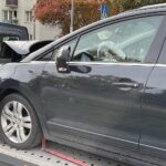 05.10.2022. Kielce. Ulica Warszawska. Kolizja czterech aut / Fot. Wiktor Taszłow - Radio Kielce