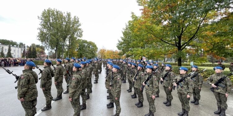 02.10.2022. Kielce. Bukówka. CPdMZ. Przysięga elewów / Fot. Michał Kita - Radio Kielce