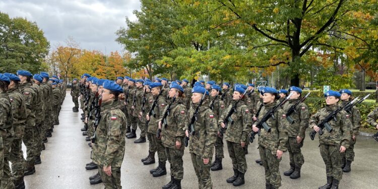 02.10.2022. Kielce. Bukówka. CPdMZ. Przysięga elewów / Fot. Michał Kita - Radio Kielce