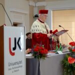 06.10.2022. Kielce. 53. inauguracja roku akademickiego UJK. Na zdjęciu: prof. Stanisław Głuszek - rektor UJK / Fot. Piotr Kwaśniewski - Radio Kielce