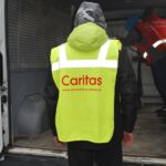 17.10.2022. Sandomierz. Akcja charytatywna „Pomóż Ukrainie przetrwać zimę” / źródło: Caritas Diecezji Sandomierskiej