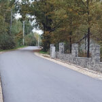 11.10.2022. Gałęzice. Wyremontowana droga / Fot. Bartosz Bogucki – Radio Kielce