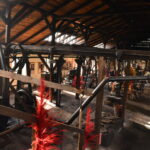 23.10.2022. Maleniec. Floryści przyozdobili maszyny. / Fot. Magdalena Galas-Klusek - Radio Kielce