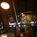 23.10.2022. Maleniec. Floryści przyozdobili maszyny. / Fot. Magdalena Galas-Klusek - Radio Kielce