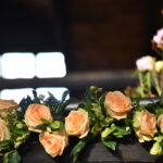 23.10.2022. Maleniec. Floryści przyozdobili maszyny. / Fot. Magdalena Galas-Klusek - Radio Kielce