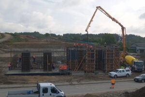 Budowa odcinka drogi ekspresowej S19 Rzeszów Południe - Babica / Fot. GDDKiA