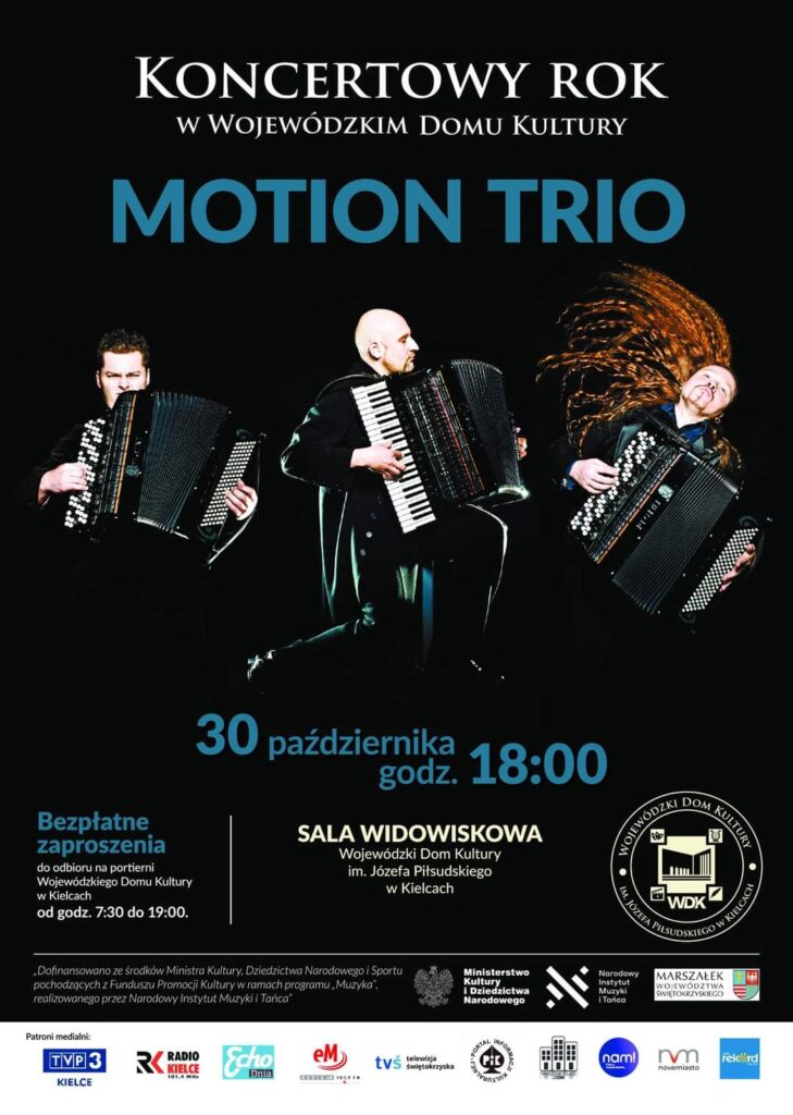 Koncert Motion Trio - Radio Kielce