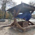 06.10.2022. Końskie. Rynek. Studnia z XVIII wieku / Fot. Magdalena Galas-Klusek - Radio Kielce