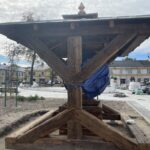 06.10.2022. Końskie. Rynek. Studnia z XVIII wieku / Fot. Magdalena Galas-Klusek - Radio Kielce