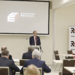 07.10.2022. Cedzyna. Konferencja naukowa „Edukacja Medialna - co oznacza?”. Na zdjęciu: Radosław Brzózka - szef gabinetu politycznego ministra edukacji i nauki / Fot. Jarosław Kubalski - Radio Kielce