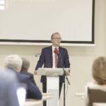 07.10.2022. Cedzyna. Konferencja naukowa „Edukacja Medialna - co oznacza?”. Na zdjęciu: Radosław Brzózka - szef gabinetu politycznego ministra edukacji i nauki / Fot. Jarosław Kubalski - Radio Kielce