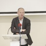 07.10.2022. Cedzyna. Konferencja naukowa „Edukacja Medialna - co oznacza?”. Na zdjęciu: Wiktor Świetlik - Polska Agencja Prasowa / Fot. Jarosław Kubalski - Radio Kielce