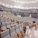 11.10.2022. Kielce. Remont sali konferencyjnej w Świętokrzyskim Urzędzie Wojewódzkim. / Fot. Jarosław Kubalski - Radio Kielce