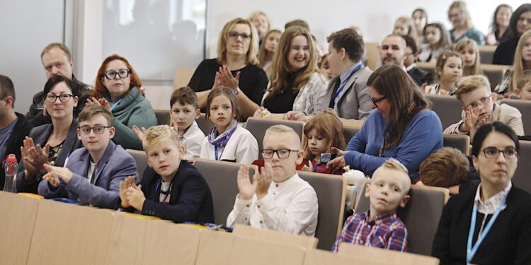 22.10.2022. Kielce. Inauguracja Uniwersytetu Dziecięcego Uniwersytetu Jana Kochanowskiego . Fot. Jarosław Kubalski - Radio Kielce