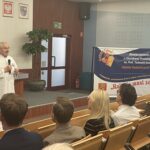 06.10.2022. Kielce. ŚCO. Na zdjęciu (przemawia): prof. Stanisław Góźdź / Fot. Iwona Murawska - Radio Kielce