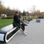 Busko-Zdrój. Ławka solarna przy teżni / Fot. Marta Gajda-Kruk - Radio Kielce