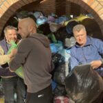 22.10.2022. Łoniów. Akcja charytatywna „Szafowanie". / Fot. Grażyna Szlęzak - Radio Kielce