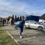 22.10.2022. Łoniów. Akcja charytatywna „Szafowanie". / Fot. Grażyna Szlęzak - Radio Kielce