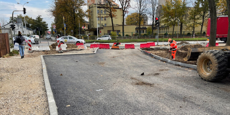 24.10.2022. Kielce. Przebudowa ulicy Niskiej / Fot. Wiktor Taszłow