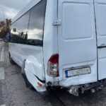 25.10.2022. Kielce. Zderzenie na ul. Tarnowskiej / Fot. Wiktor Taszłow - Radio Kielce
