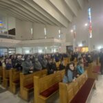 25.10.2022. Staszów. Pierwsza rocznica ustanowienia św. Jana Pawła II patronem miasta. / Fot. Grażyna Szlęzak - Radio Kielce