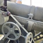 12.10.2022. Starachowice. Przekazanie armaty Schneider 105 w depozyt dla muzeum / Fot. Anna Głąb – Radio Kielce