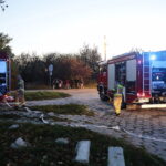 31.10.2022. Kielce. Pożar wieżowca przy ulicy Młodej / Fot. Wiktor Taszłow