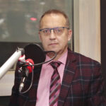 03.01.2022. Kielce. Studio Polityczne Radia Kielce. Na zdjęciu: Krzysztof Sławiński - PO KO / Fot. Wiktor Taszłow - Radio Kielce