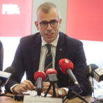 05.10.2022. Kielce. Politechnika Świętokrzyska podpisuje umowy o współpracy. Na zdjęciu: Jakub Roszkowski - członek zarządu PGZ / Fot. Wiktor Taszłow – Radio Kielce