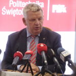 05.10.2022. Kielce. Politechnika Świętokrzyska podpisuje umowy o współpracy. Na zdjęciu: Jarosław Rusiecki - senator / Fot. Wiktor Taszłow – Radio Kielce