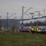 06.10.2022. Kielce. Wypadek na przejeździe kolejowym / Fot. Wiktor Taszłow - Radio Kielce