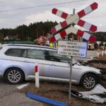 06.10.2022. Kielce. Wypadek na przejeździe kolejowym / Fot. Wiktor Taszłow - Radio Kielce
