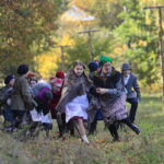 09.10.2022. Tokarnia. Muzeum Wsi Kieleckiej. Widowisko „Szlakiem wrześniowej chwały oręża polskiego” / Fot. Wiktor Taszłow - Radio Kielce