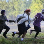 09.10.2022. Tokarnia. Muzeum Wsi Kieleckiej. Widowisko „Szlakiem wrześniowej chwały oręża polskiego” / Fot. Wiktor Taszłow - Radio Kielce