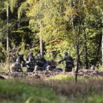 09.10.2022. Tokarnia. Muzeum Wsi Kieleckiej. Widowisko „Szlakiem wrześniowej chwały oręża polskiego” / Fot. Wiktor Taszłow - Radio Kielce