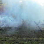 09.10.2022. Tokarnia. Muzeum Wsi Kieleckiej. Widowisko „Szlakiem wrześniowej chwały oręża polskiego” / Fot. Wiktor Taszłow - Radio Kielce