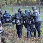 09.10.2022. Tokarnia. Muzeum Wsi Kieleckiej. Widowisko „Szlakiem wrześniowej chwały oręża polskiego” / Fot. Wiktor Taszłow - Radio Kielce