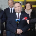 15.10.2022. Kielce. Urząd wojewódzki. Konferencja dotycząca Polskiego Ładu. Na zdjęciu: Marek Kwitek - poseł PiS / Fot. Wiktor Taszłow - Radio Kielce