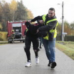 26.10.2022. Wzdół Parcele. Ćwiczenia obronne pod kryptonimem „Zamek 22” / Fot. Wiktor Taszłow - Radio Kielce