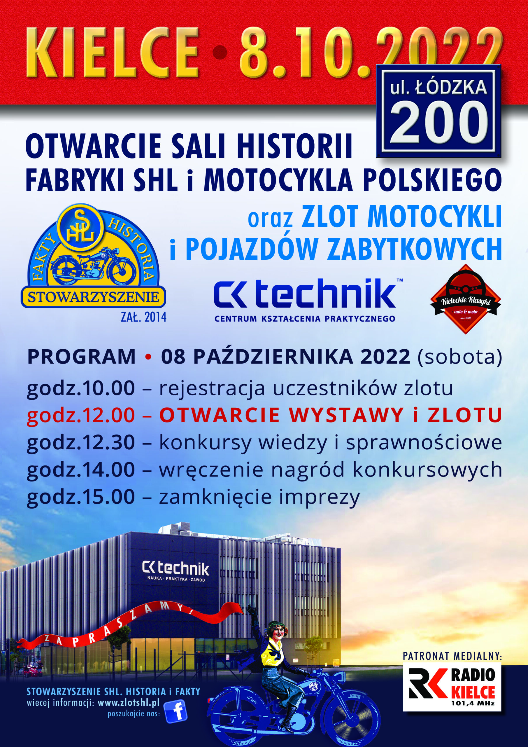 Zlot Motocykli i Pojazdów Zabytkowych - Radio Kielce