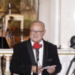 04.10.2022 Warszawa. Gala operowo -operetkwa promująca Międzynarodowy Festiwal Muzyczny im. Krystyny Jamroz. Na zdjęciu: Artur Jaroń - gospodarz gali / Fot. Jarosław Kubalski - Radio Kielce