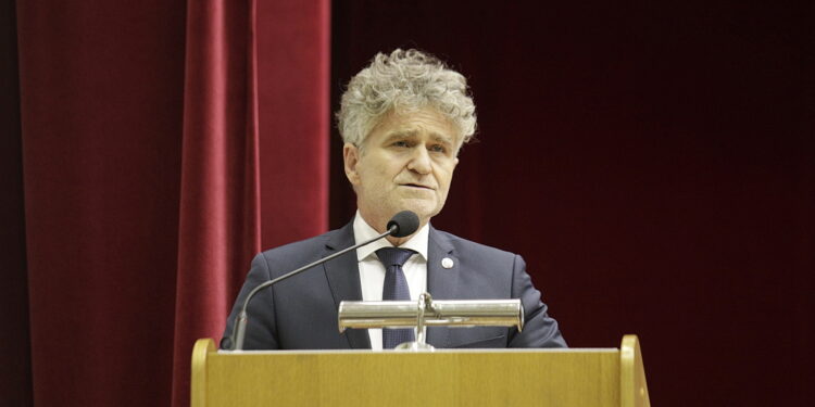 20.10.2022 Kielce. Seminarium Duchowne. Inauguracja roku akademickiego. Senator Krzysztof Słoń/ Fot. Jarosław Kubalski - Radio Kielce