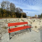 29.10.2022. Kunów. Strefa rekreacji przy ul. Laski. / Fot. Emilia Sitarska - Radio Kielce