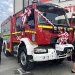 15.10.2022. Kunów. Wprowadzenie nowego średniego pojazdu ratowniczo-gaśniczego do OSP Kunów / Fot. Emilia Sitarska - Radio Kielce